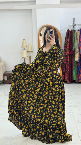 پیراهن نخی مدل نفس مناسب توی خونە و حتی مهمومی، شیردهی و بارداری کد ٢٩٧
